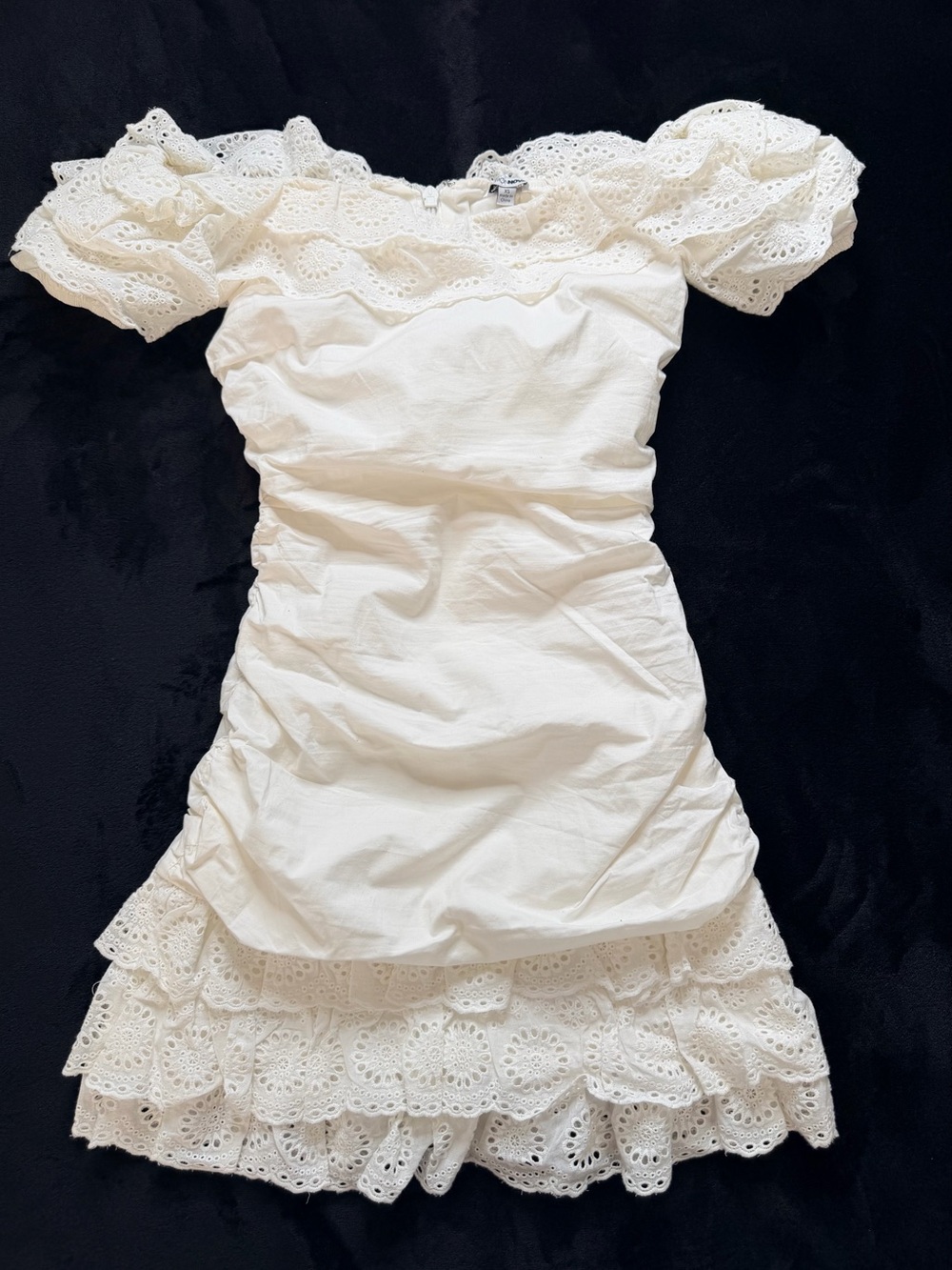 Fashion Nova off the shoulder Flair Mini Dress